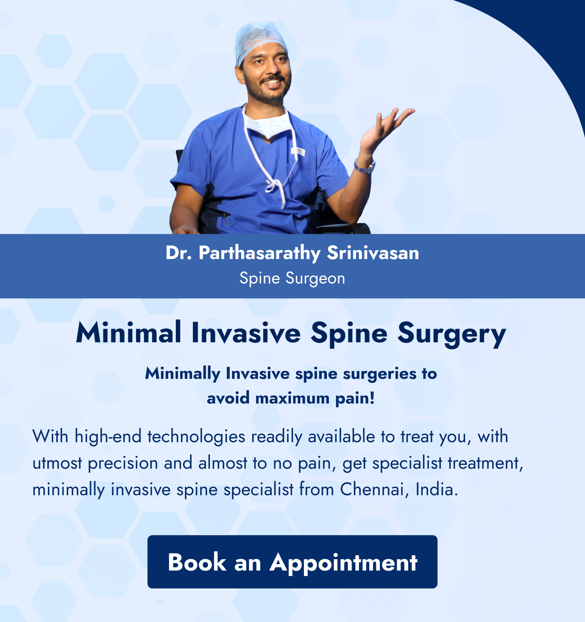 Minimal Invasive Spine Surgery in chennai